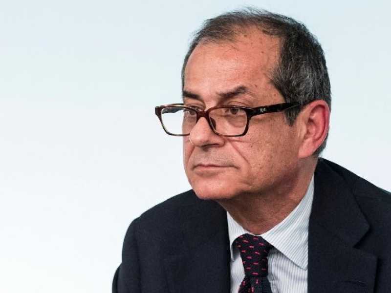  Il ministro dell'Economia Giovanni Tria (Foto LaPresse)