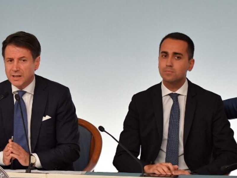 Vertice sul Def a palazzo Chigi (foto LaPresse)