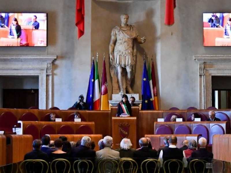 L'Aula Giulio Cesare (foto LaPresse)
