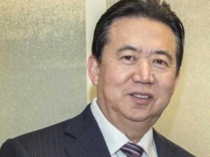 Il capo dell'Interpol, Meng Hongwei (foto LaPresse)