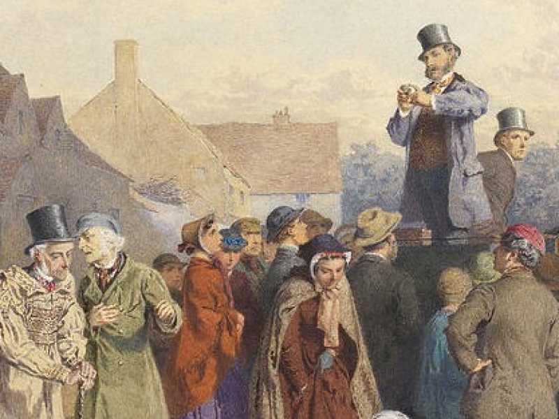 Charles Green, Il ciarlatano, 1866  