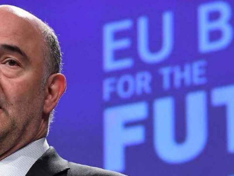 Il commissario Ue agli Affari Economici, Pierre Moscovici (foto LaPresse)