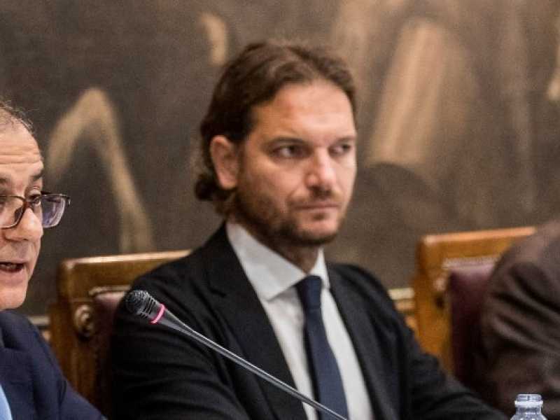 Giovanni Tria in commissione Bilancio di Camera e Senato (foto LaPresse)