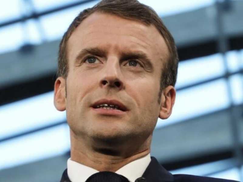 Emmanuel Macron (foto LaPresse)