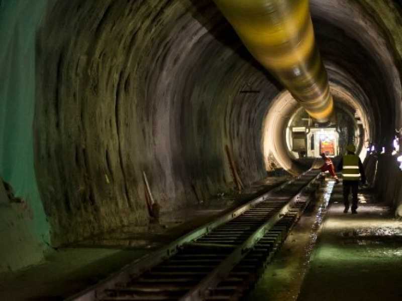 Il cantiere della Tav di Chiomonte (foto LaPresse)
