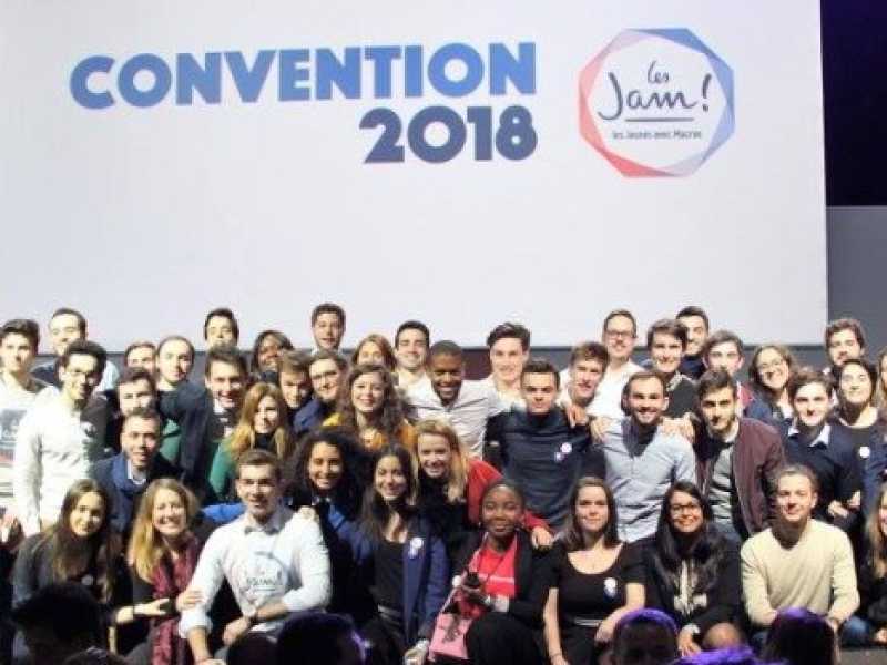 I Jam, Jeunes avec Macron si sono riuniti per la prima volta nel 2015 (Foto Imagoeconomica)