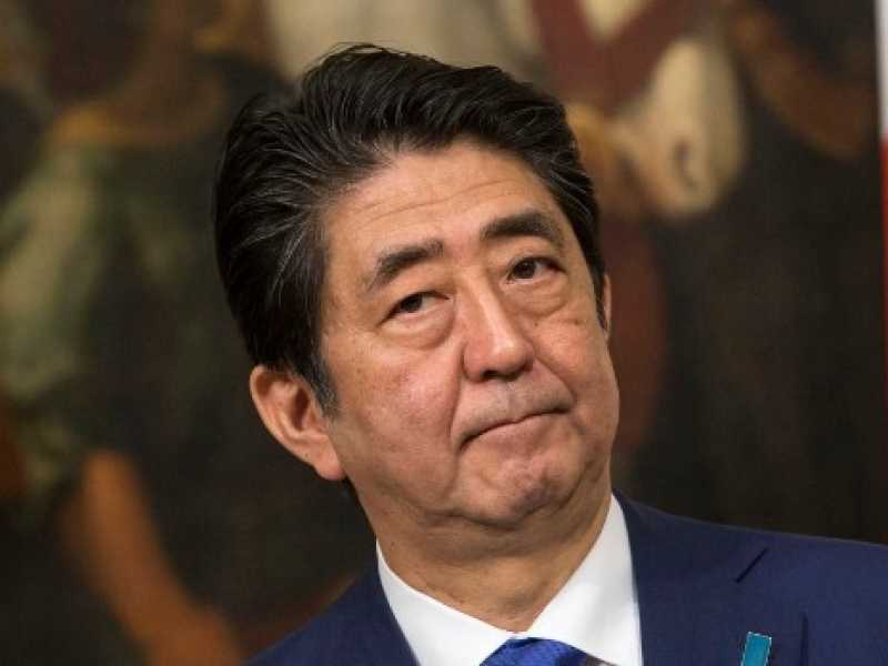 Il primo ministro del Giappone Shinzo Abe (Foto Imagoeconomica)