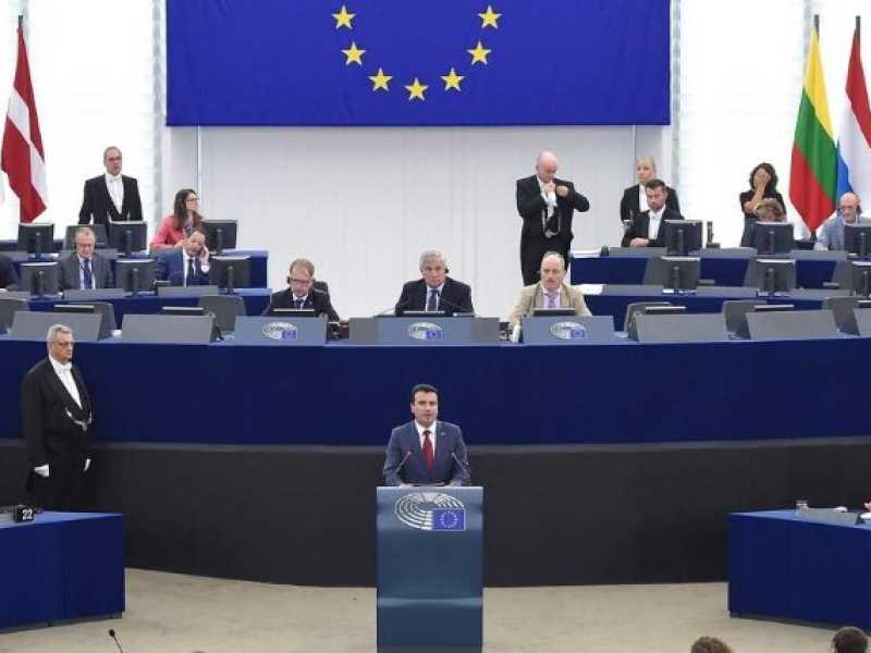 Una seduta del Parlamento Ue (foto LaPresse)