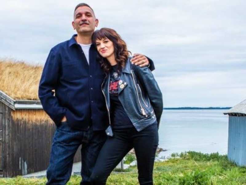 Asia Argento e Alioscia Bisceglia dei Casino Royale. Foto dalla pagina Fb di X Factor