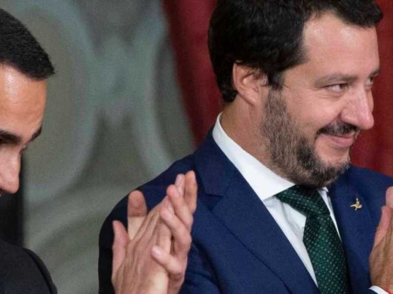 Luigi Di Maio e Matteo Salvini (foto LaPresse)