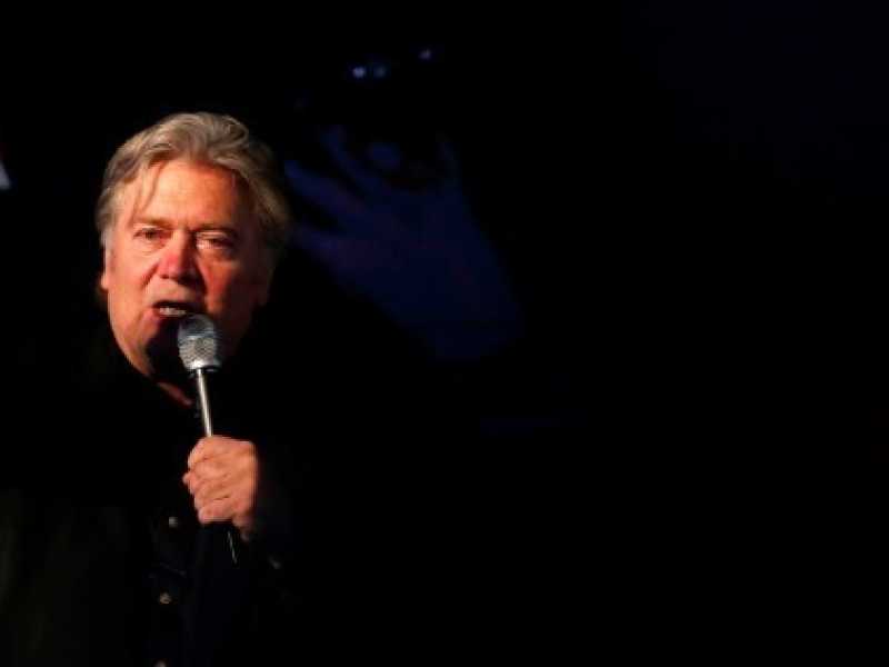 Atreju 2018. Intervento di Steve Bannon (foto LaPresse)