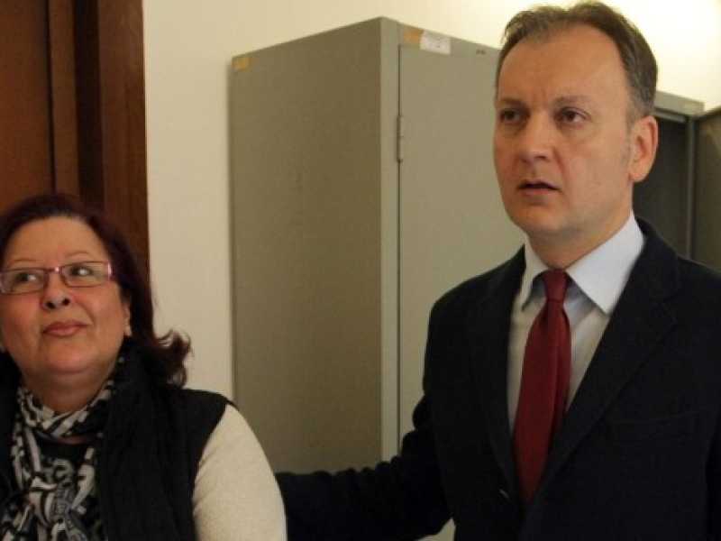 Il pm Michele Ruggiero e il Gup Angela Schiralli (Foto LaPresse)