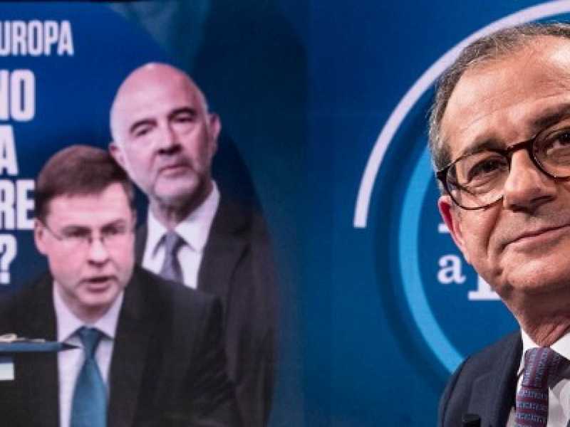 Il ministro Giovanni Tria (foto LaPresse)
