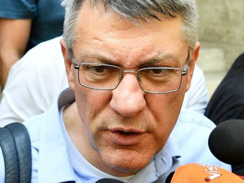 Il candidato alla segreteria della Cgil Maurizio Landini (Foto LaPresse)
