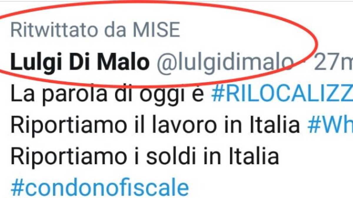 Immagine di Al Mise non sanno più distinguere il vero Di Maio dal falso