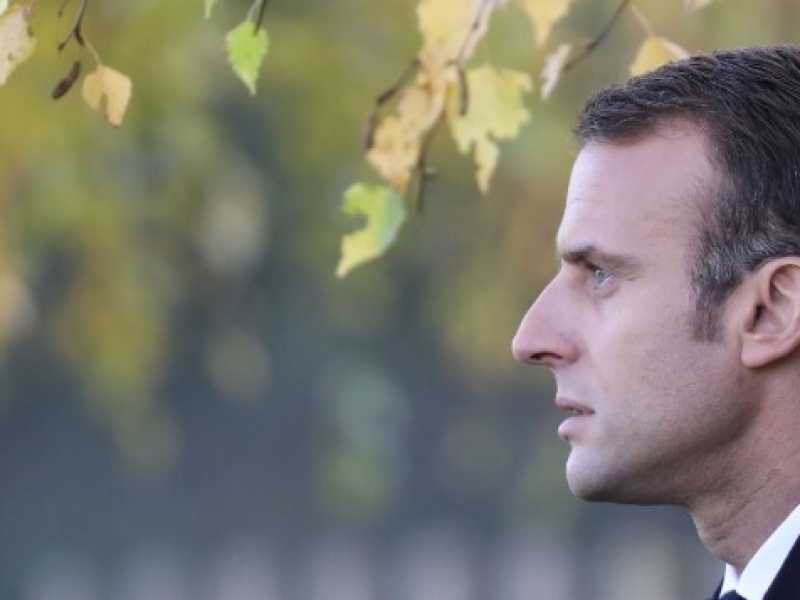 Emmanuel Macron (foto LaPresse)