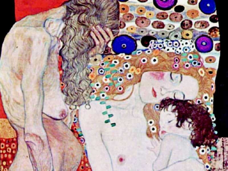 Le tre et&agrave; della donna di Gustav Klimt 