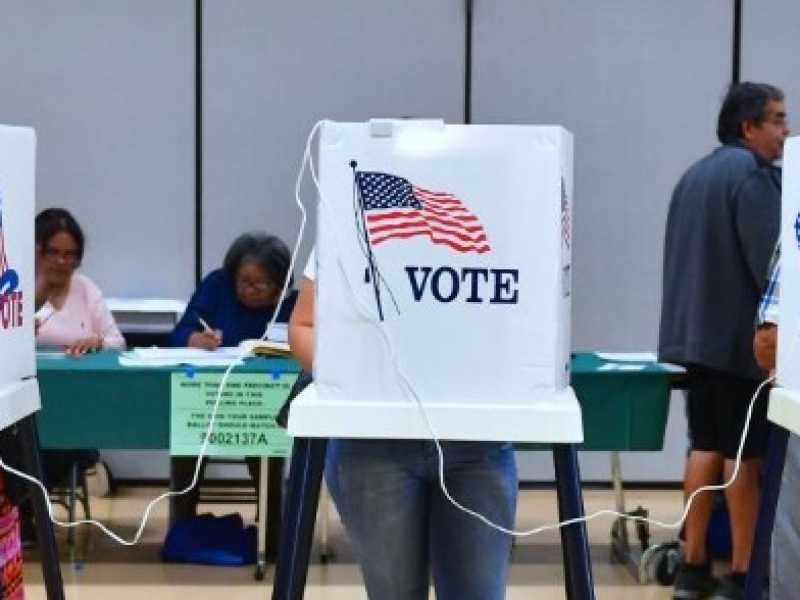 Elettori al voto per le midterm (foto LaPresse)