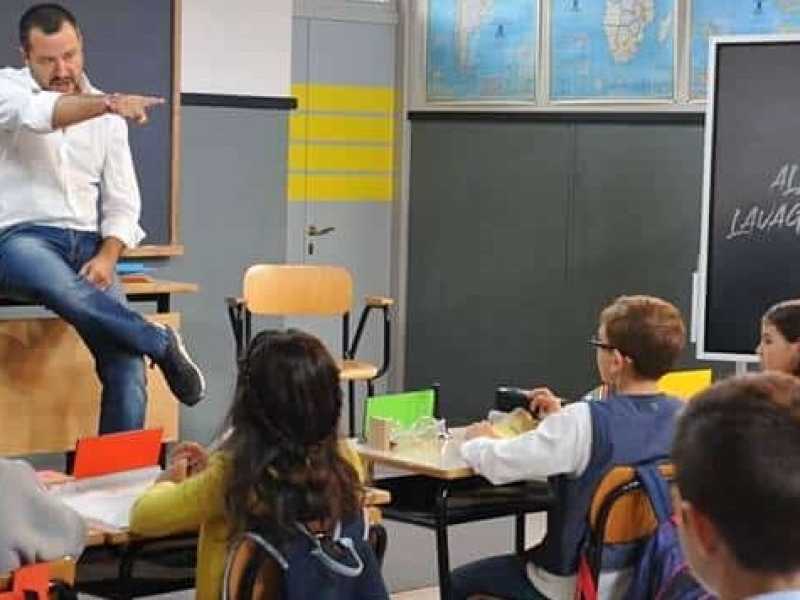 Una scena del programma andato in onda su Raitre