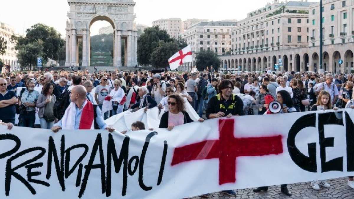 Immagine di Un grande corteo per il Ponte Morandi