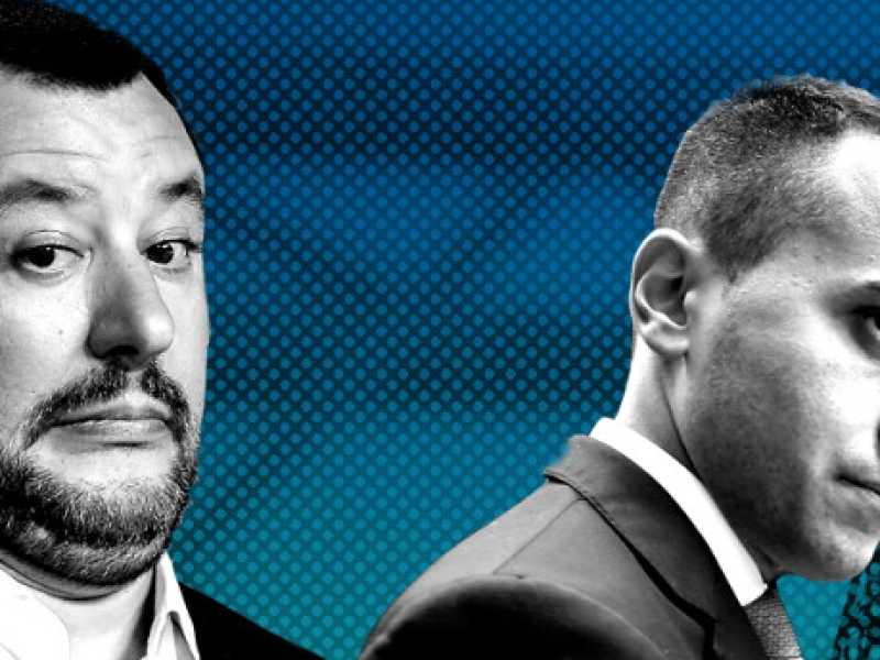Matteo Salvini e Luigi Di Maio (elaborazione grafica Il Foglio)