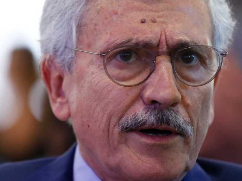 Massimo D'Alema (foto LaPresse)