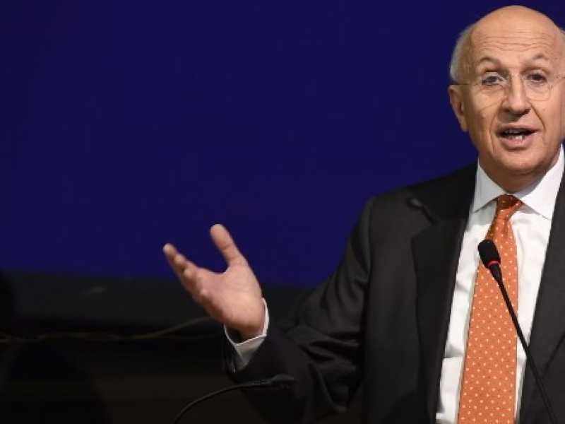 Antonio Patuelli, presidente dell'Abi. Foto Imagoeconomica 