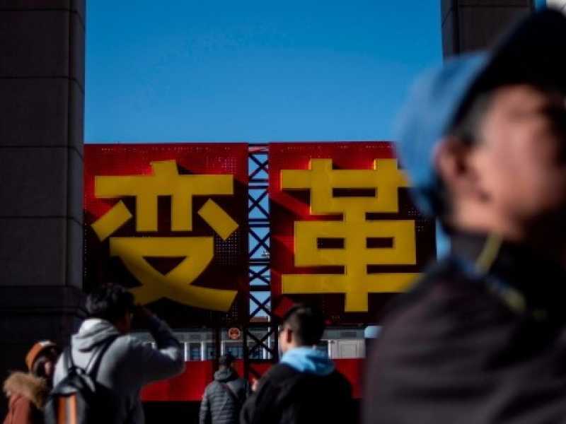 Il Museo nazionale della Cina a piazza Tiananmen, Pechino. Foto LaPresse