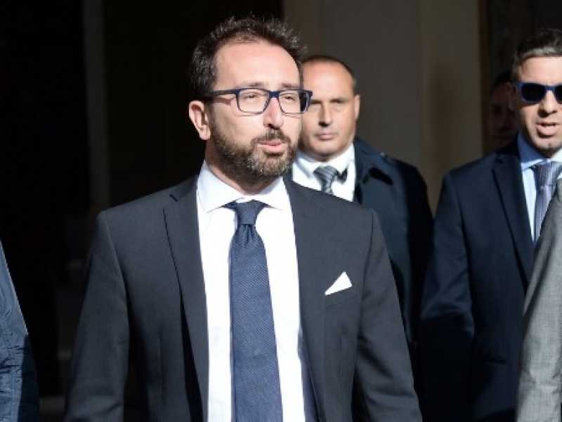 Il ministro Alfonso Bonafede. Foto LaPresse