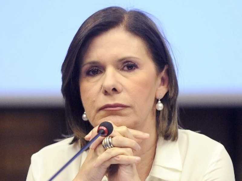 La conduttrice di "Cartabianca" Bianca Berlinguer (Foto LaPresse)