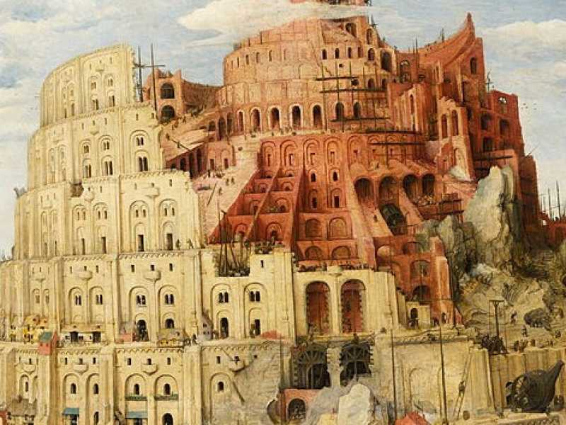 La Torre di Babele di Bruegel il Vecchio esposta al Kunsthistorisches Museum di Vienna