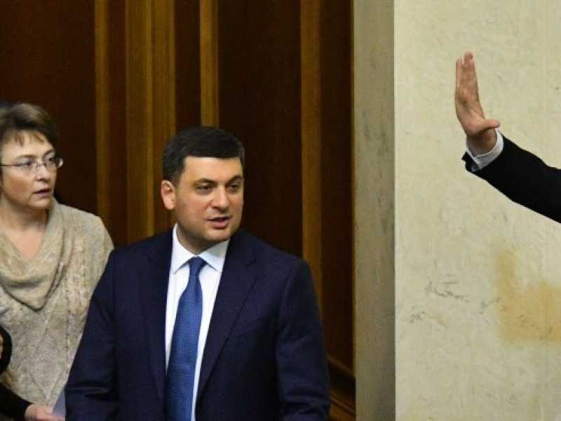 Petro Poroshenko alla Rada di Kiev (foto LaPresse)
