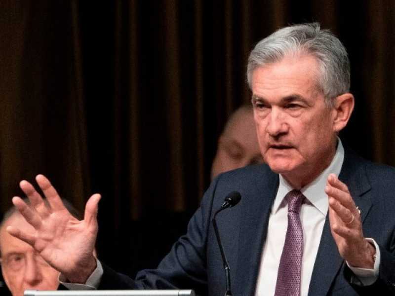 Il presidente della Fed, Jerome Powell (foto LaPresse)