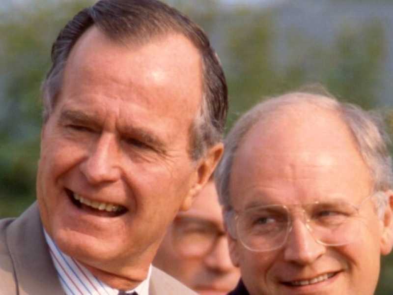 George Bush aveva 94 anni (foto LaPresse)