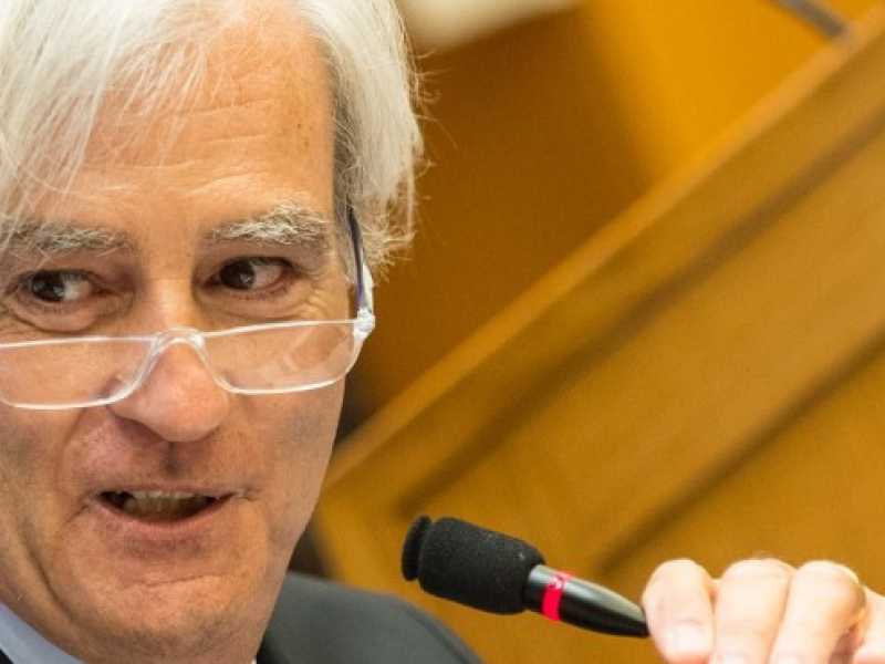 L'economista anti-euro Antonio Maria Rinaldi (Foto Imagoeconomica)