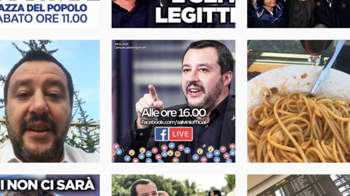 Immagine di Salvini e la “strategia dello yogurt” per la comunicazione social
