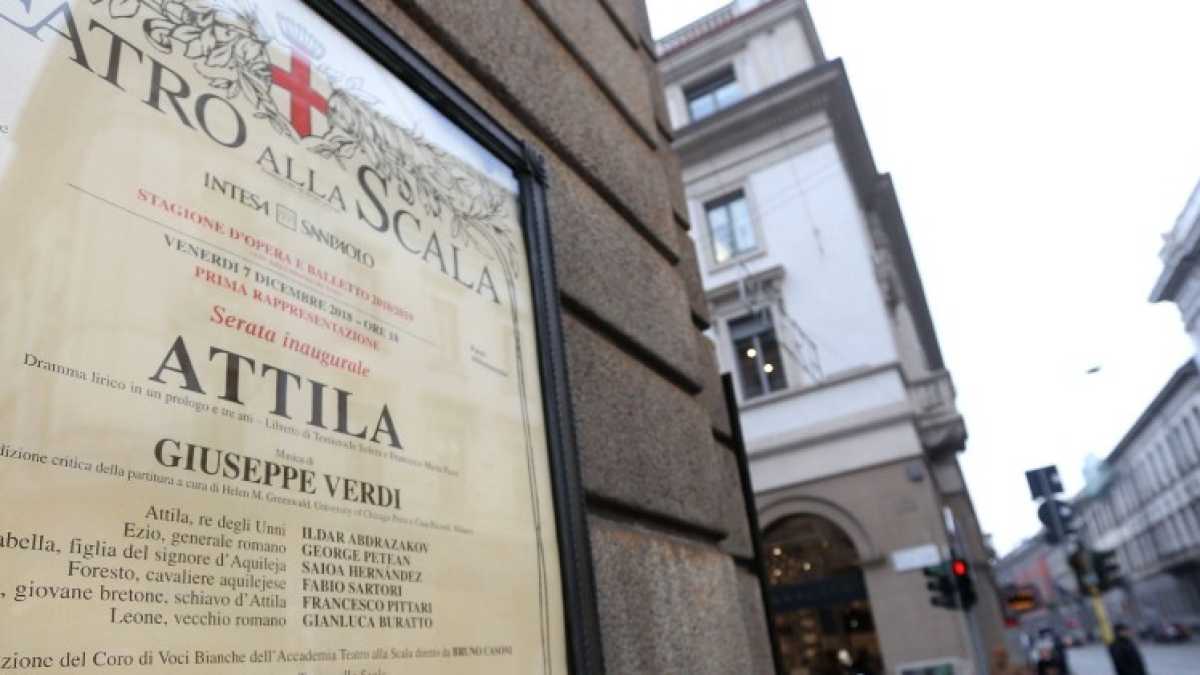 Immagine di L’Attila di Davide Livermore alla Scala, l’opera all’epoca della sua spettacolarità tecnica