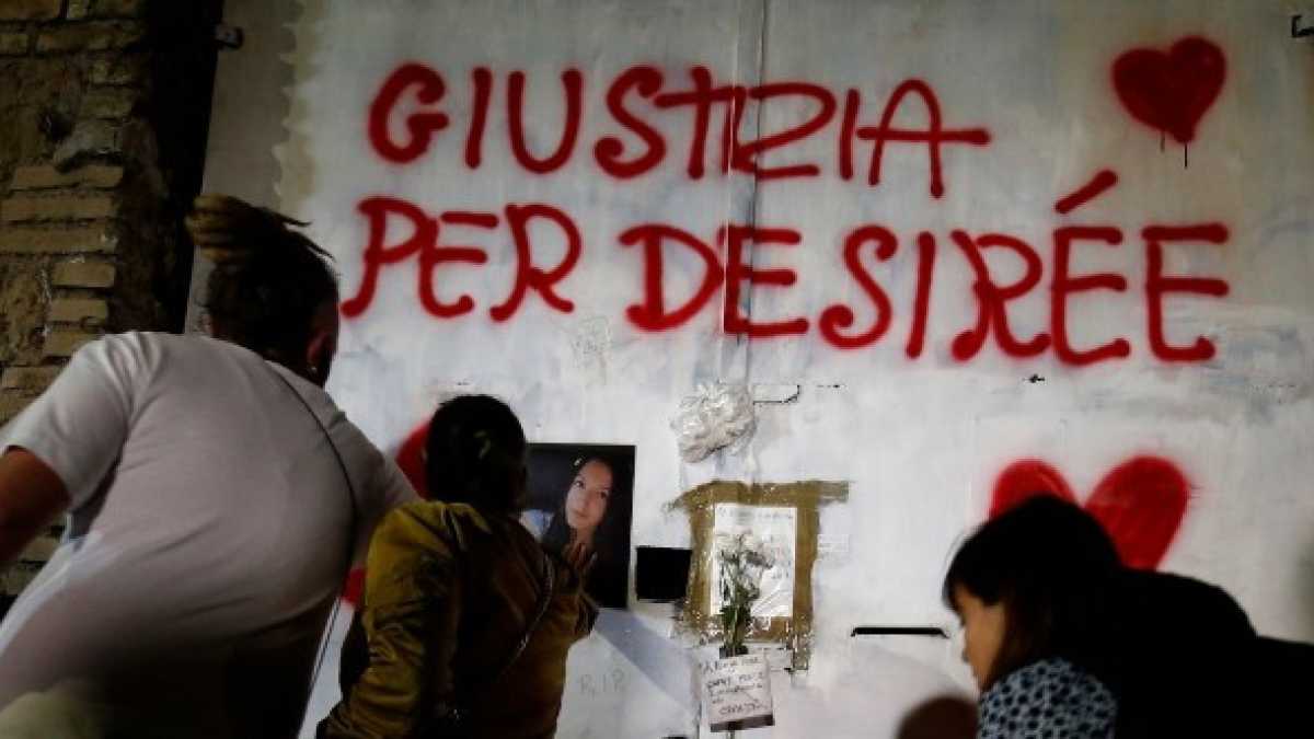 Immagine di San Lorenzo a due mesi dalla morte di Desirée Mariottini