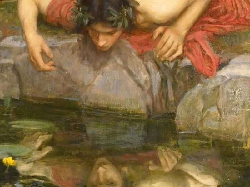 John William Waterhouse- Eco e Narciso (dett.)
