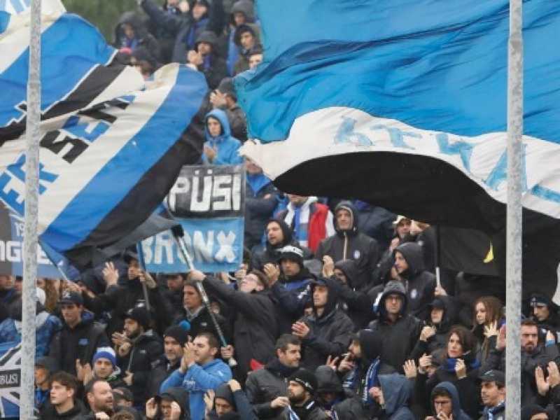 I tifosi dell'Atalanta (foto LaPresse)