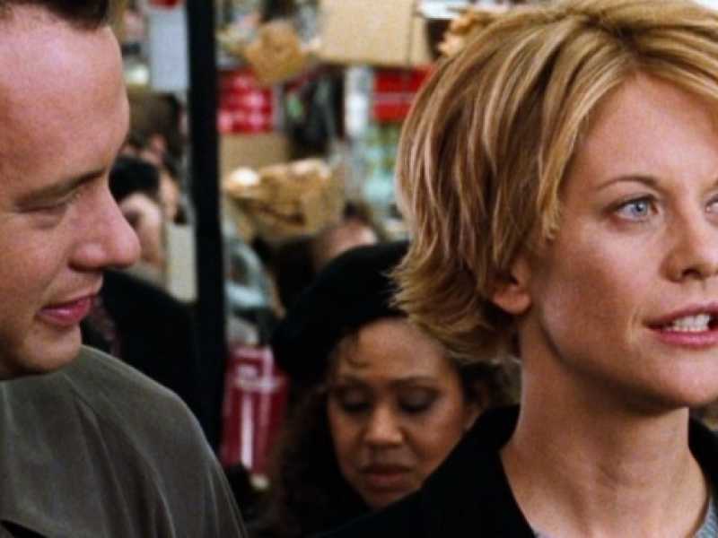 Meg Ryan e Tom Hanks in una scena di C'&egrave; posta per te