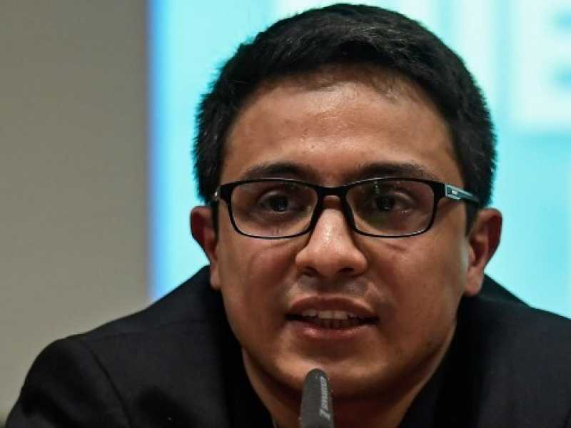 Il dissidente venezuelano Loren Saleh (Foto LaPresse)