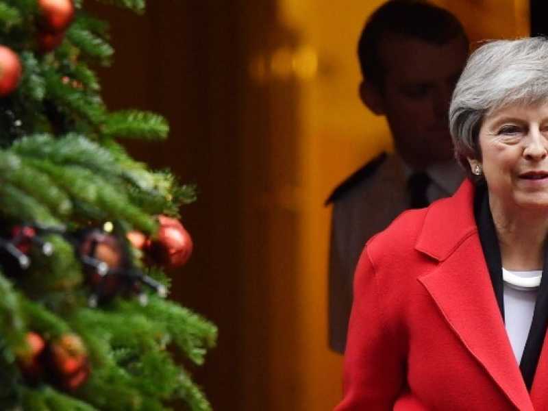 La premier britannica Theresa May (Foto LaPresse)