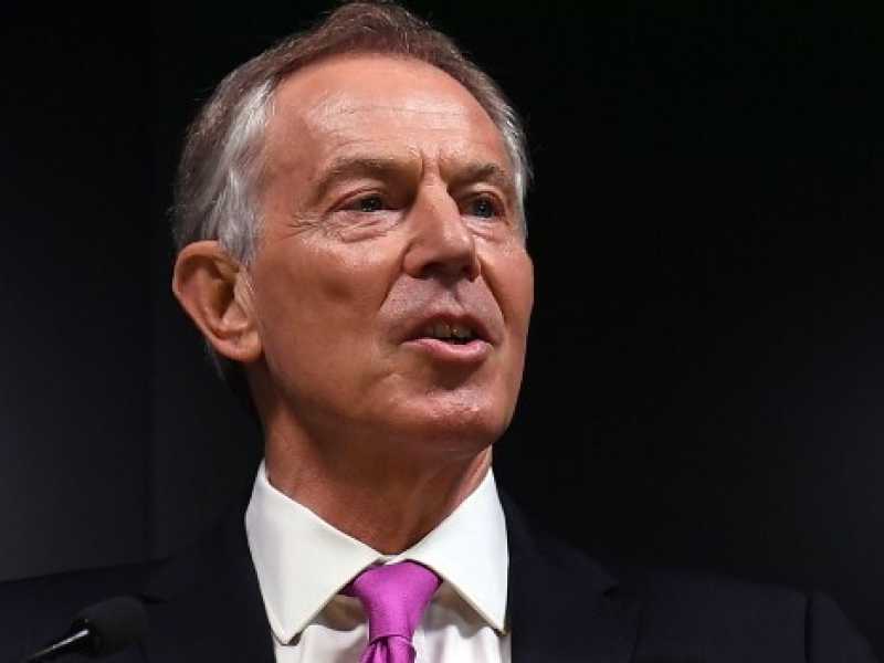 L'ex premier britannico Tony Blair (Foto LaPresse)