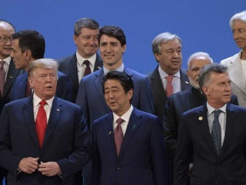 I leader riuniti al G20 in Argentina (Foto LaPresse)