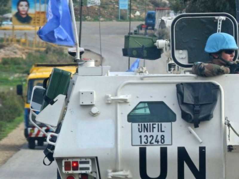 La Forza di Interposizione dell'Onu in Libano (Unifil) perlustra il confine con Israele (Foto LaPresse)