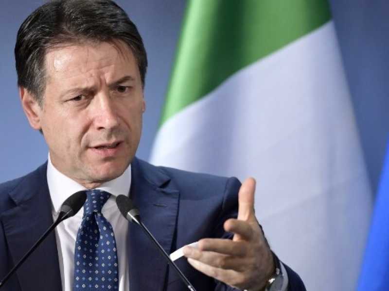 Il premier Giuseppe Conte (foto LaPresse)