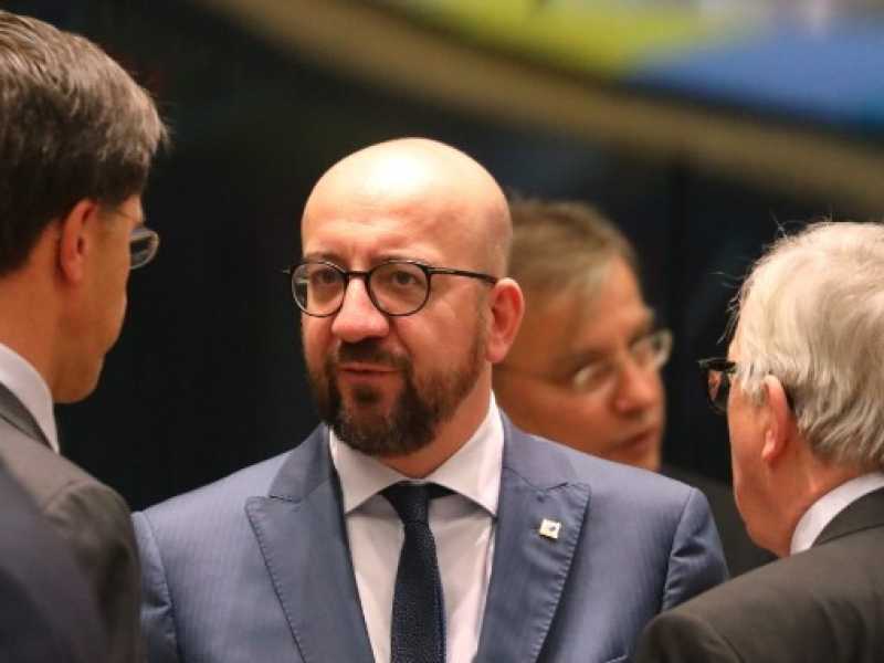 Il premier belga Charles Michel (foto LaPresse)