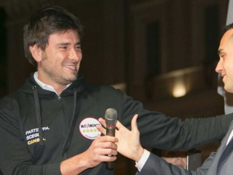 Alessandro Di Battista e Luigi Di Maio (foto LaPresse)