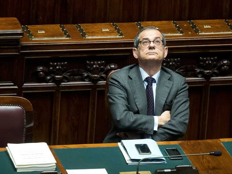Il ministro dell'Economia Giovanni Tria (foto LaPresse)